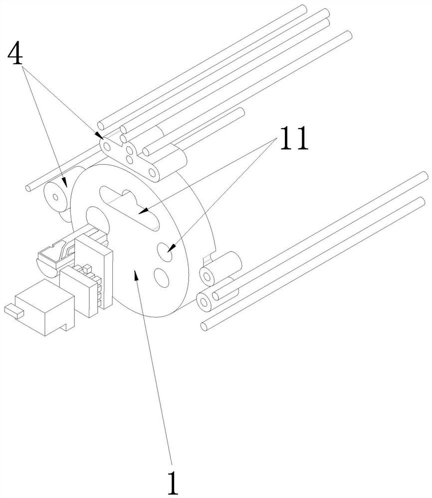 Transition block and optical chip packaging base