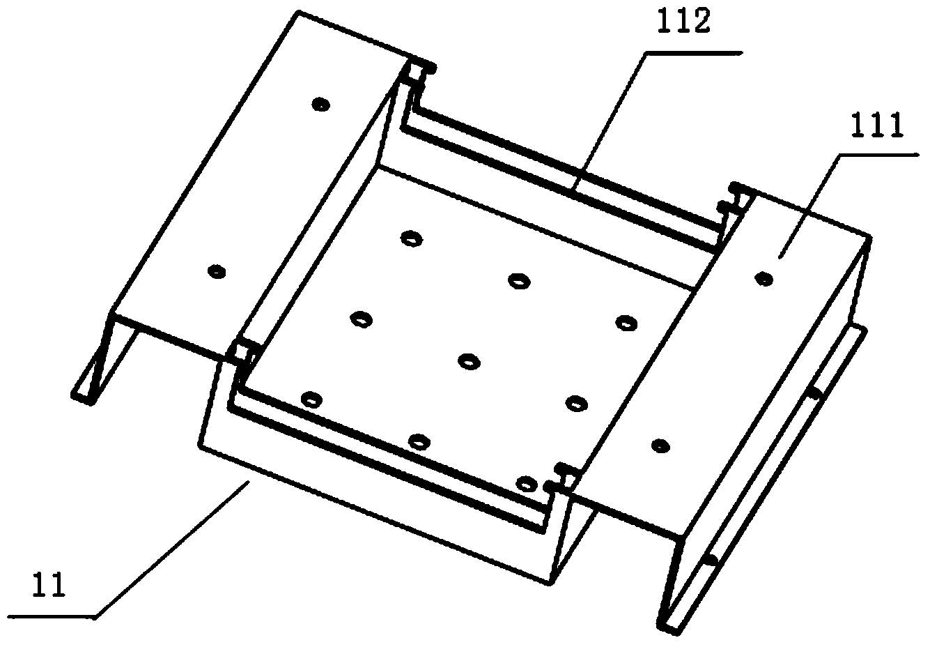 Direct resistance heating equipment applicable to heat treatment of slab metal specimen