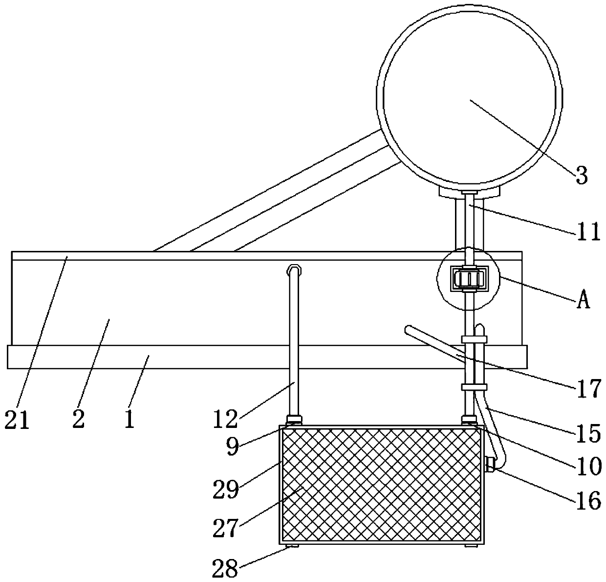 New-energy winter heating device for domestic use