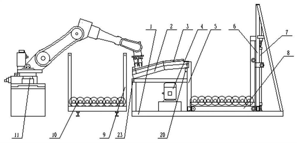 Ring lock scaffold vertical rod box filling machine