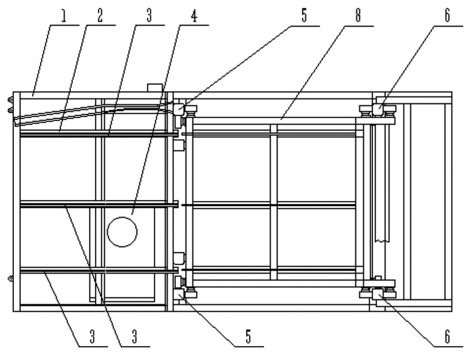 Ring lock scaffold vertical rod box filling machine