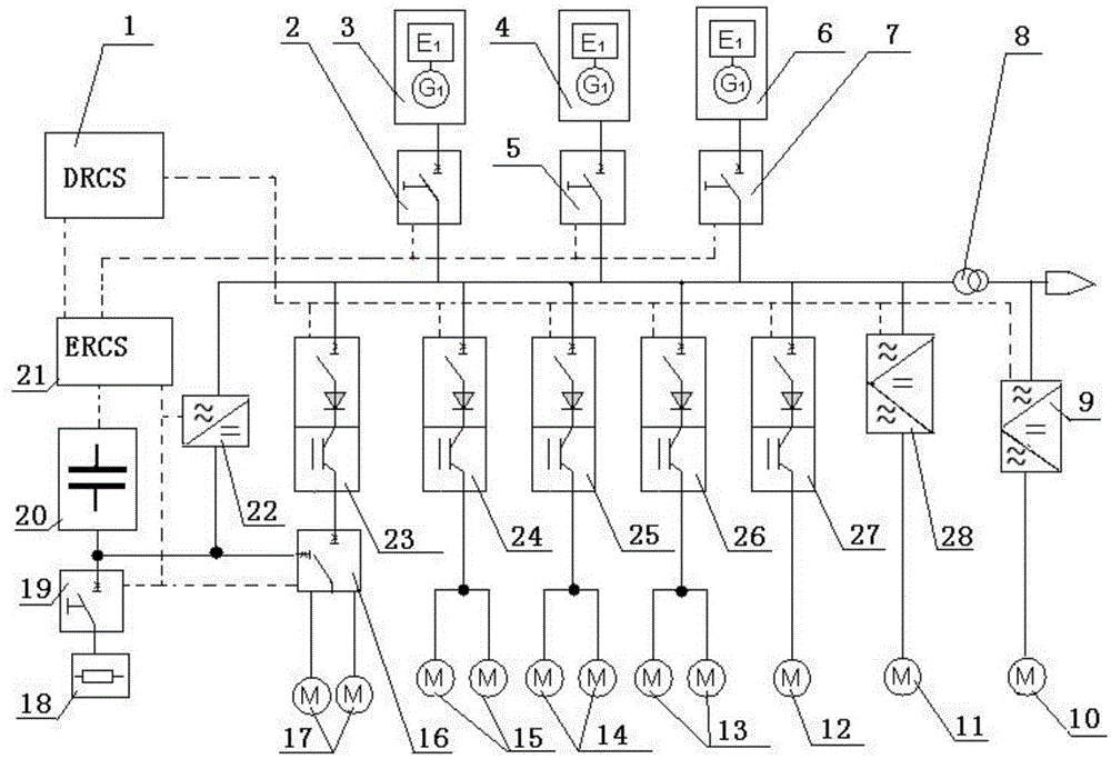 DC Drilling Control System with Energy Balance