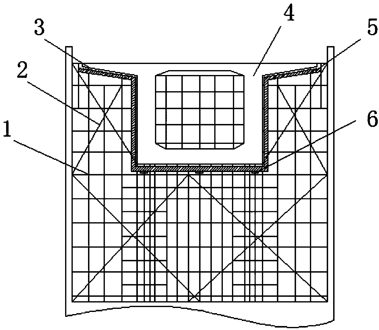 Automatic monitoring method for pre-compressed optical fiber sensing settlement of cast-in-place beam supports