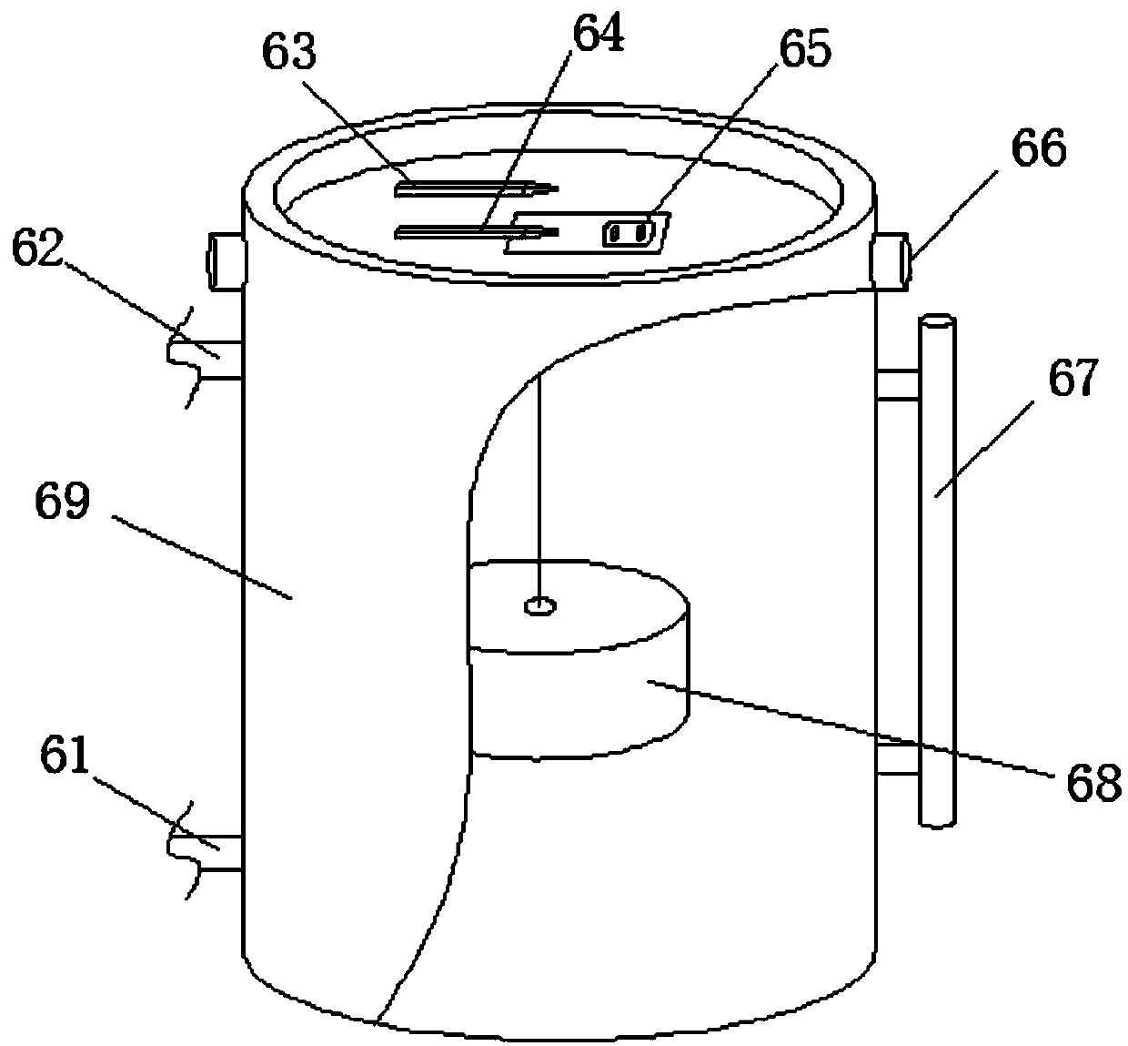 Automatic monitoring method for pre-compressed optical fiber sensing settlement of cast-in-place beam supports