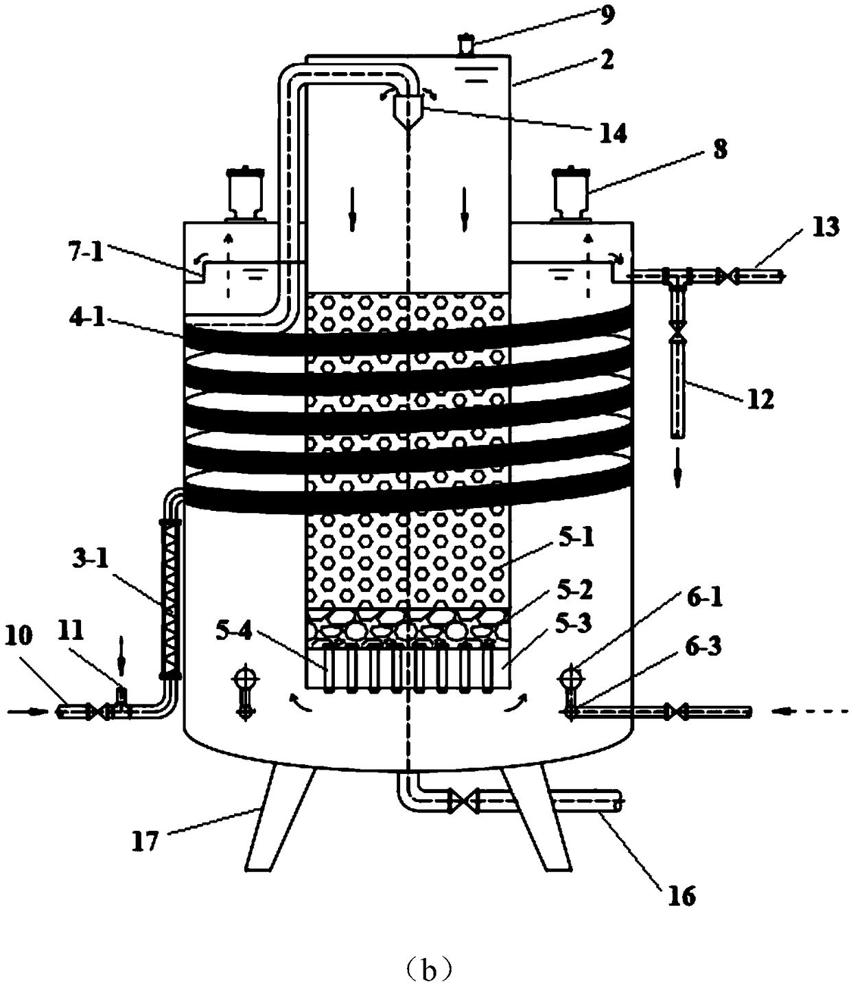 Turbid matter and dirt removal water quality purification device for underground water