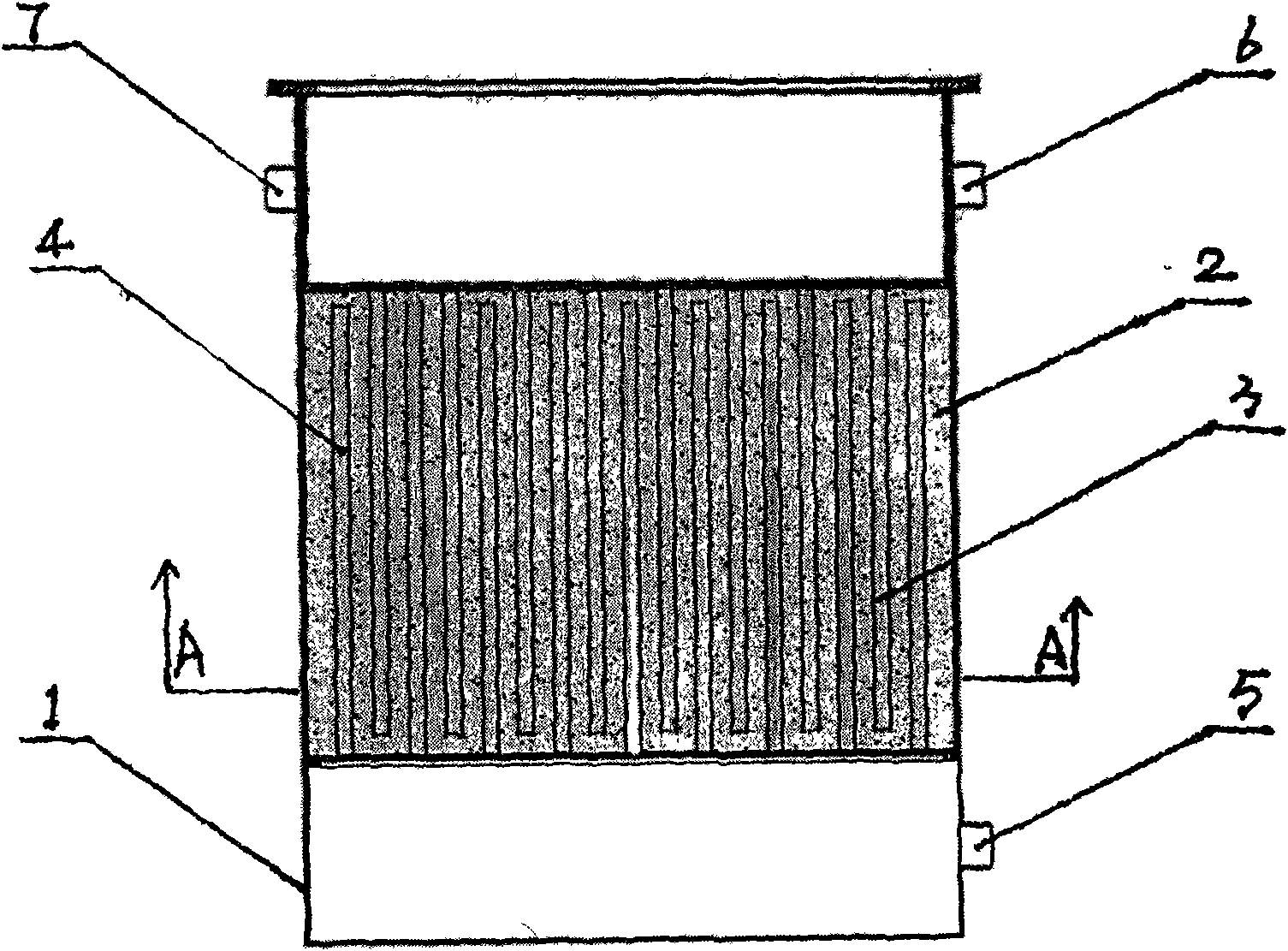 New application of wall flow type ceramic filter element