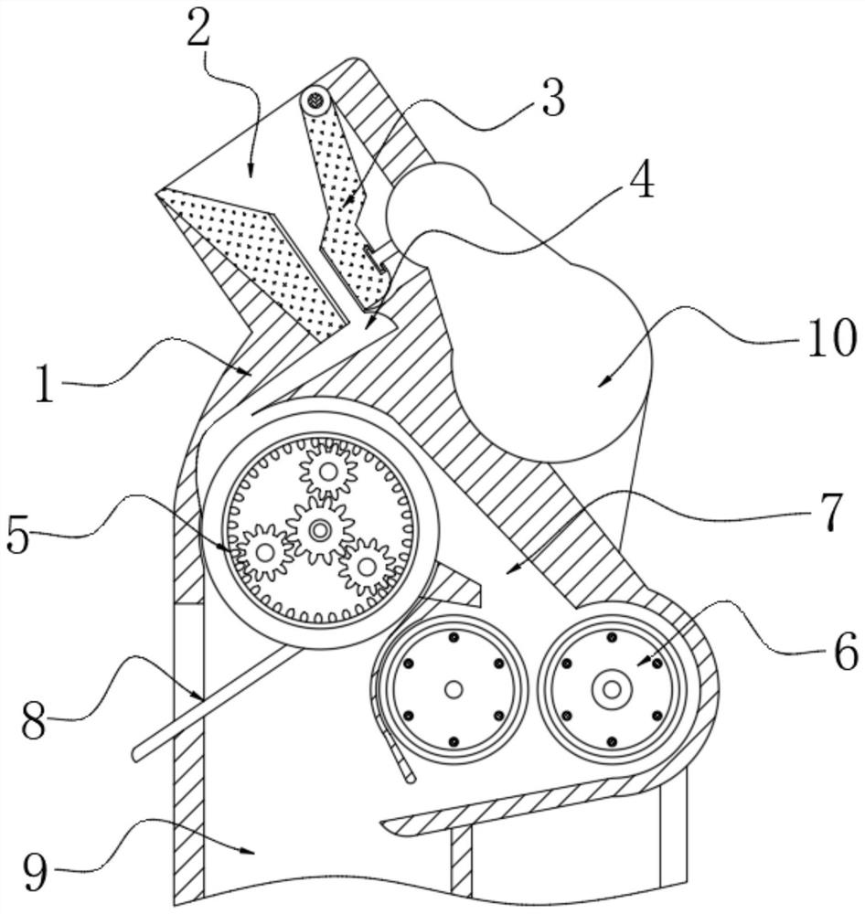 Building construction environment-friendly waste collecting device and using method thereof