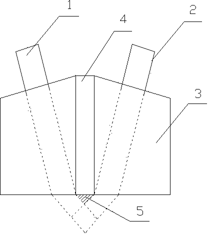 Thickness measuring probe