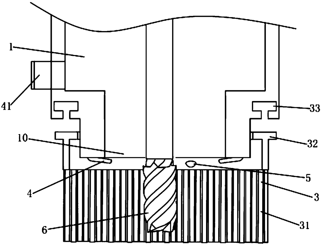 CNC online cleaning device