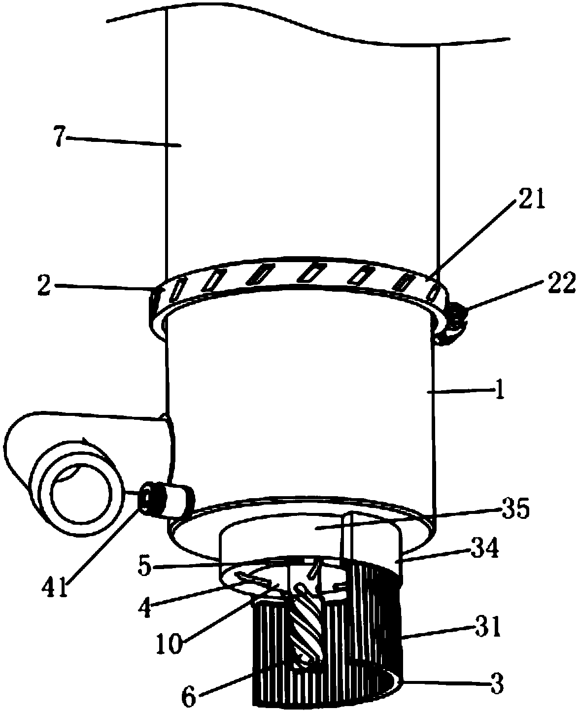 CNC online cleaning device