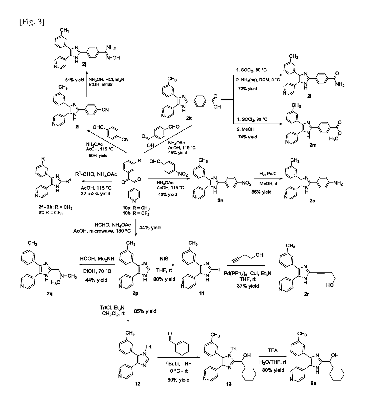 2,4,5-tri-substituted azole-based casein kinase 1 inhibitors as inducers for cardiomyogenesis