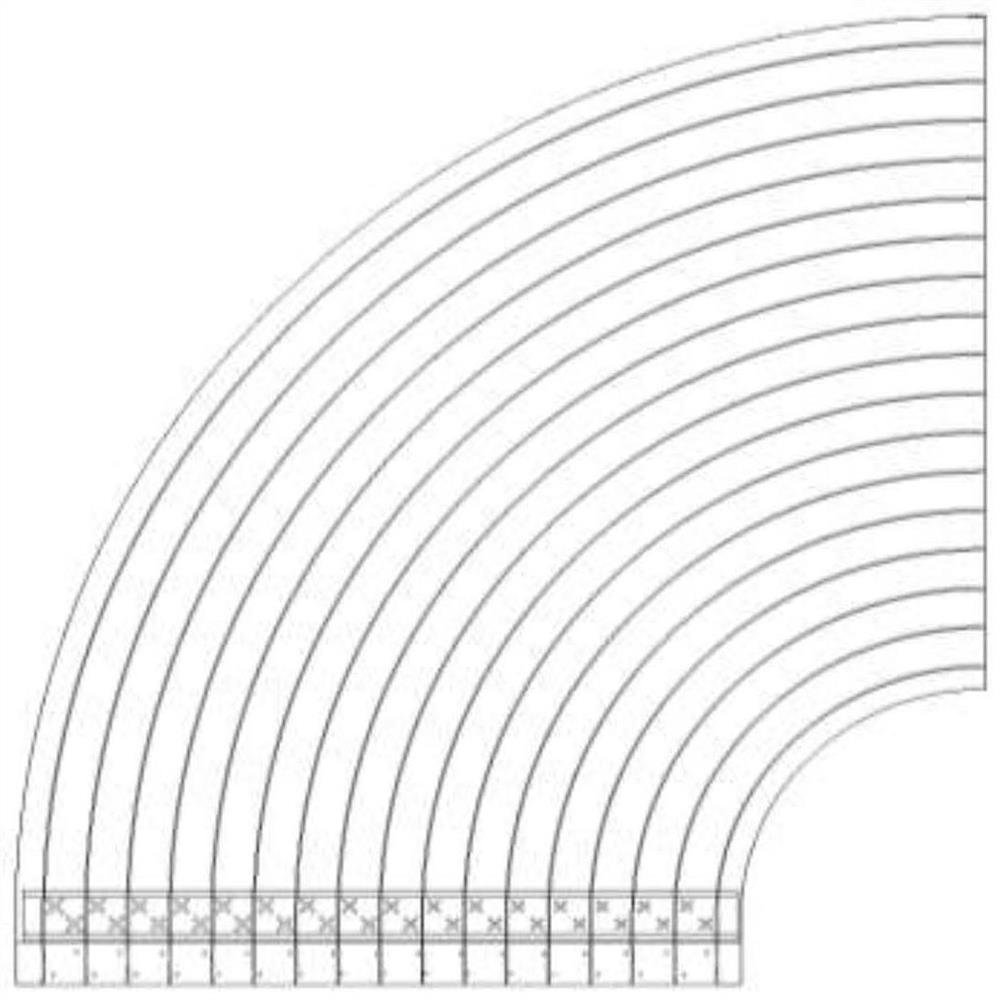 Low-sidelobe scanning antenna with double-layer fan-shaped rotating structure and satellite communication system