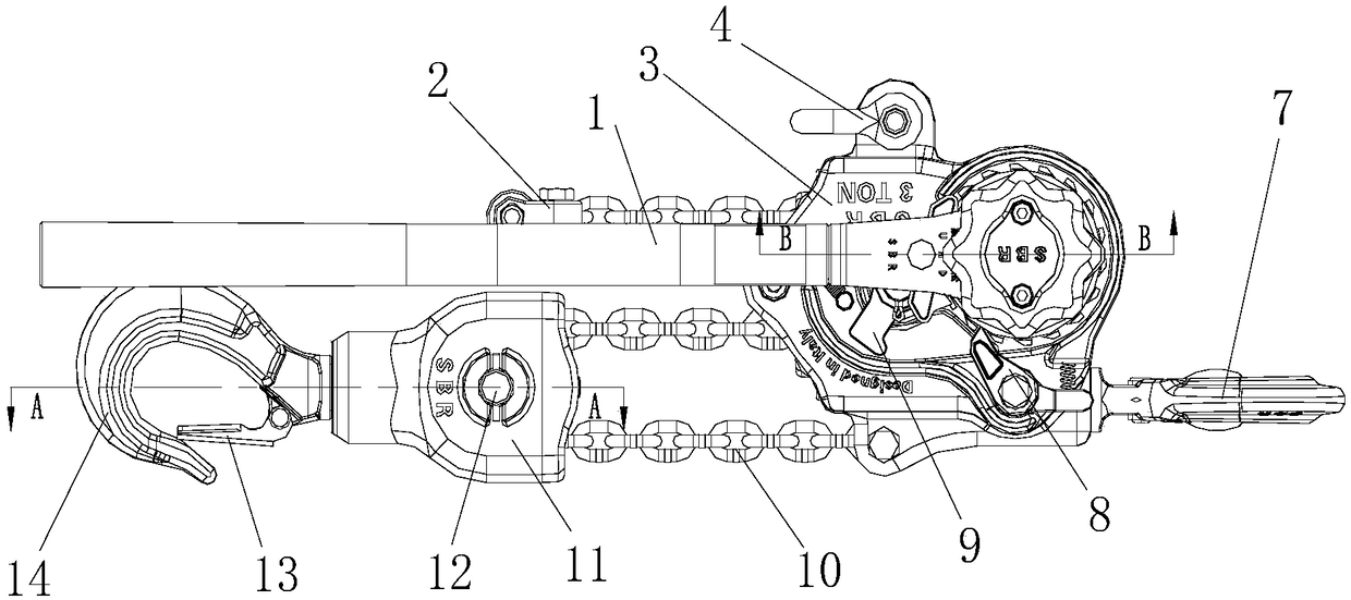 Tensioning device