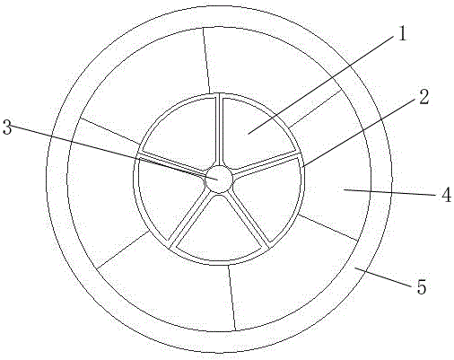 Water-resistant super-large section combined segmental conductor