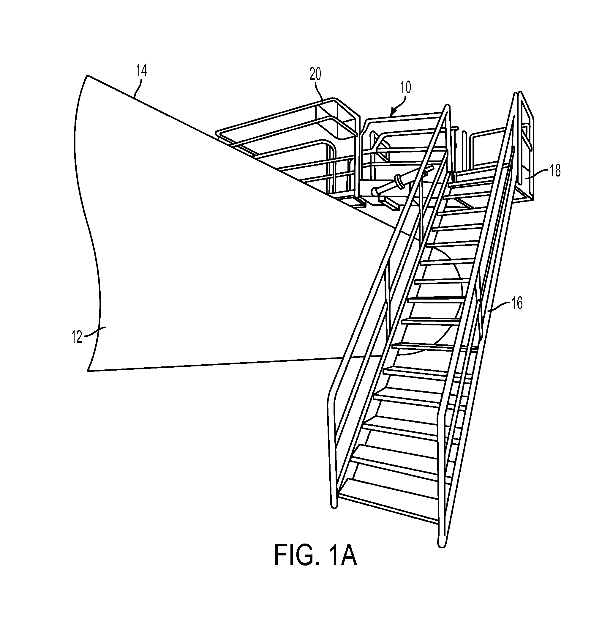 Gangway bearing retainer plate