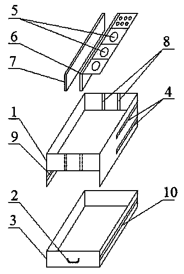 Double-layered medical tray