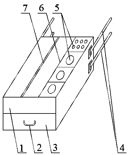 Double-layered medical tray