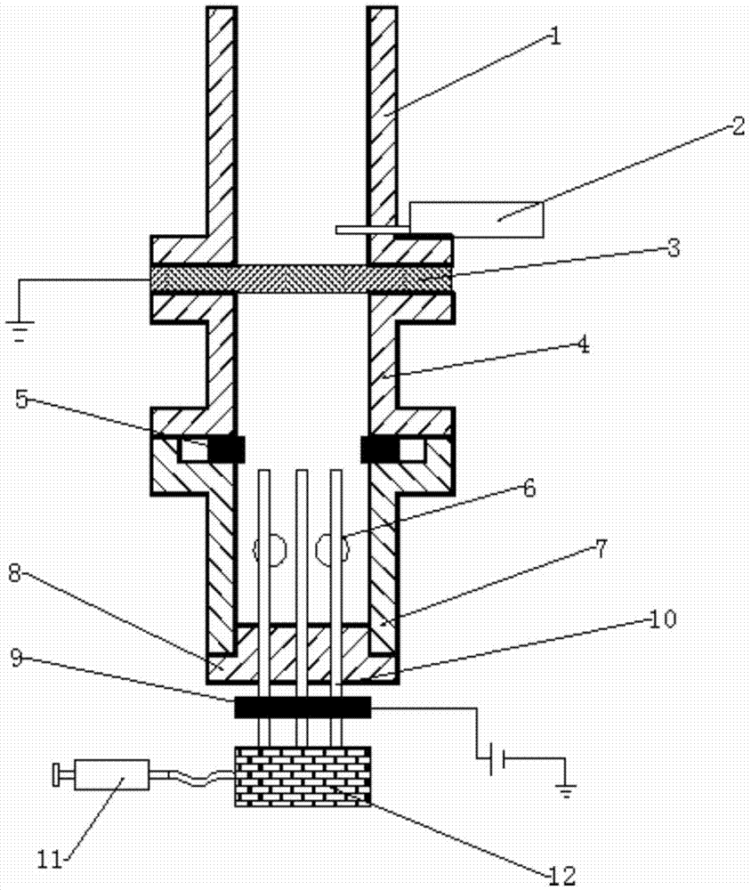 Charged spray catalytic micro burner