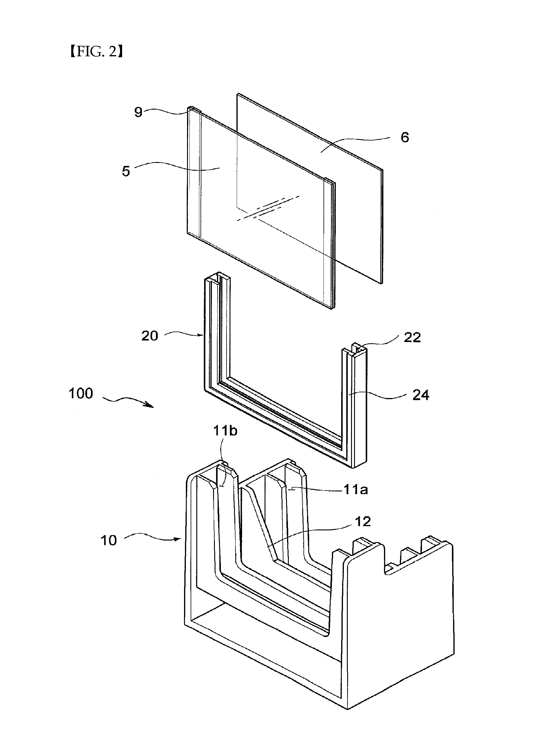 Leak-proof gel casting device for vertical protein electrophoresis system