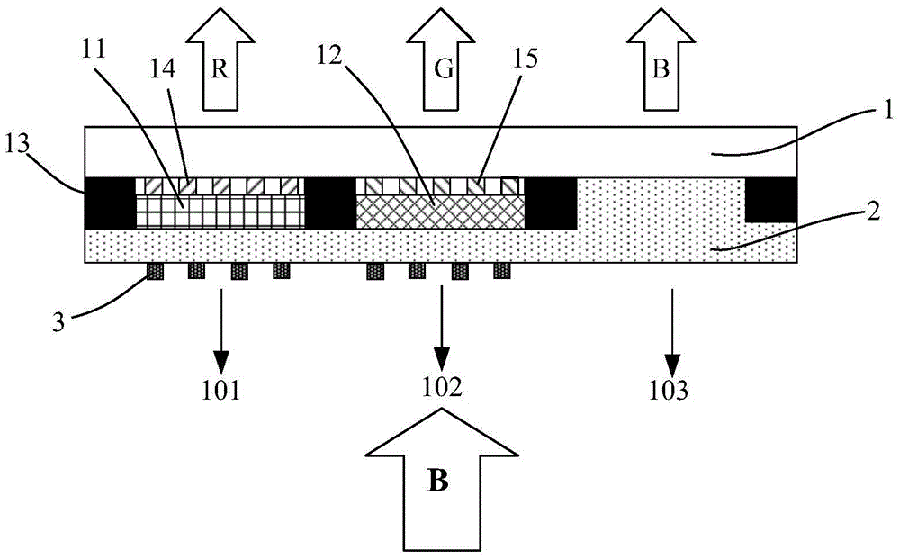 Colored filter layer, display substrate and display device