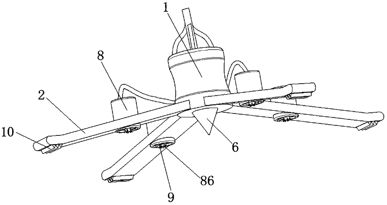 Freezer accumulated ice break-down mechanism