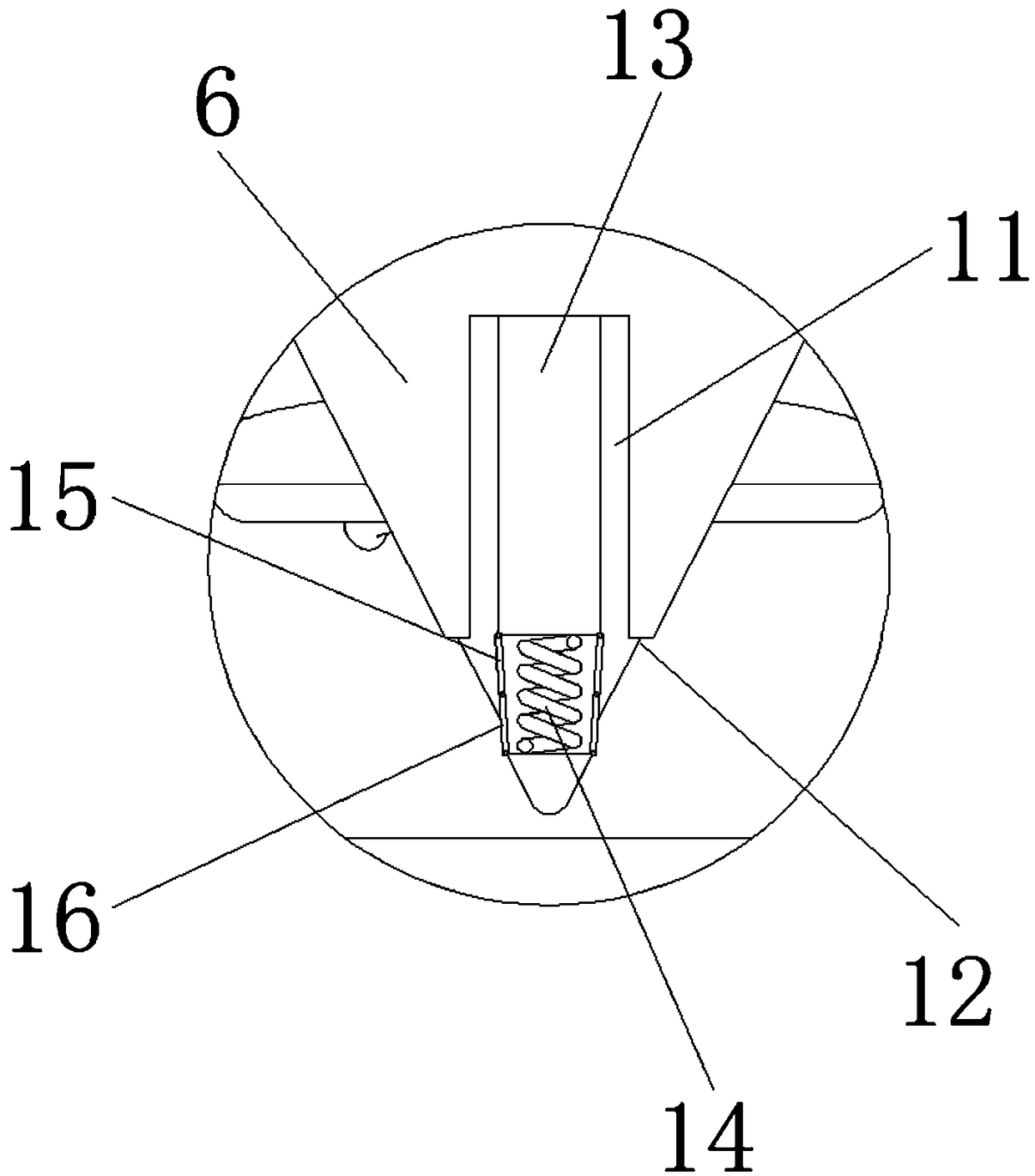 Freezer accumulated ice break-down mechanism