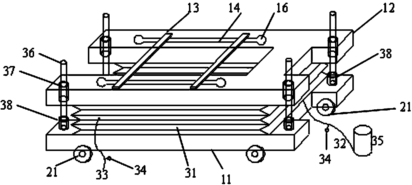 Inflatable loading positioning device and loading positioning method of columns