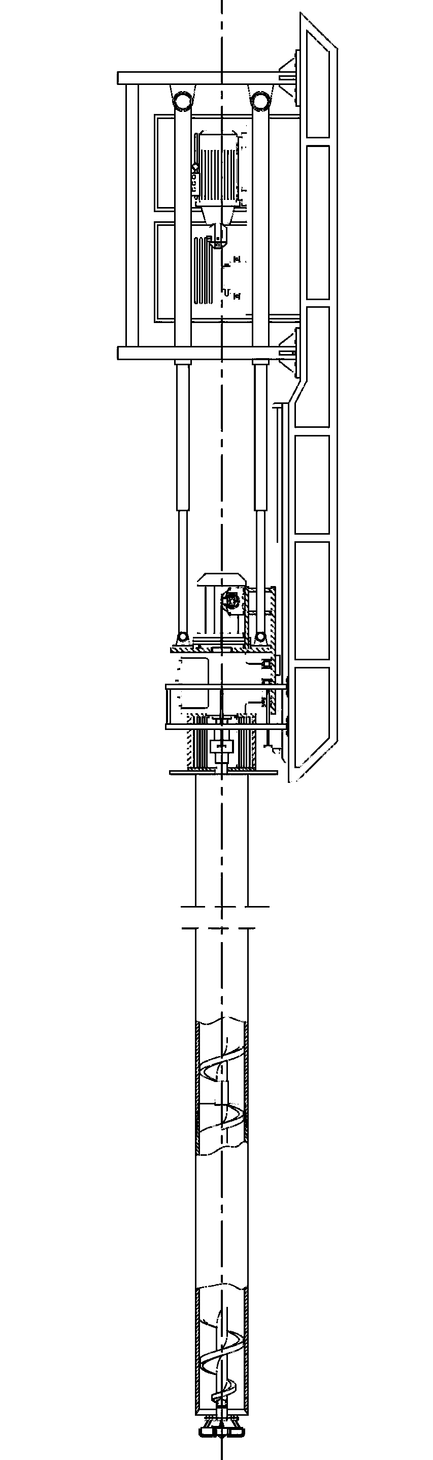 Tunnel collapse life saving machine