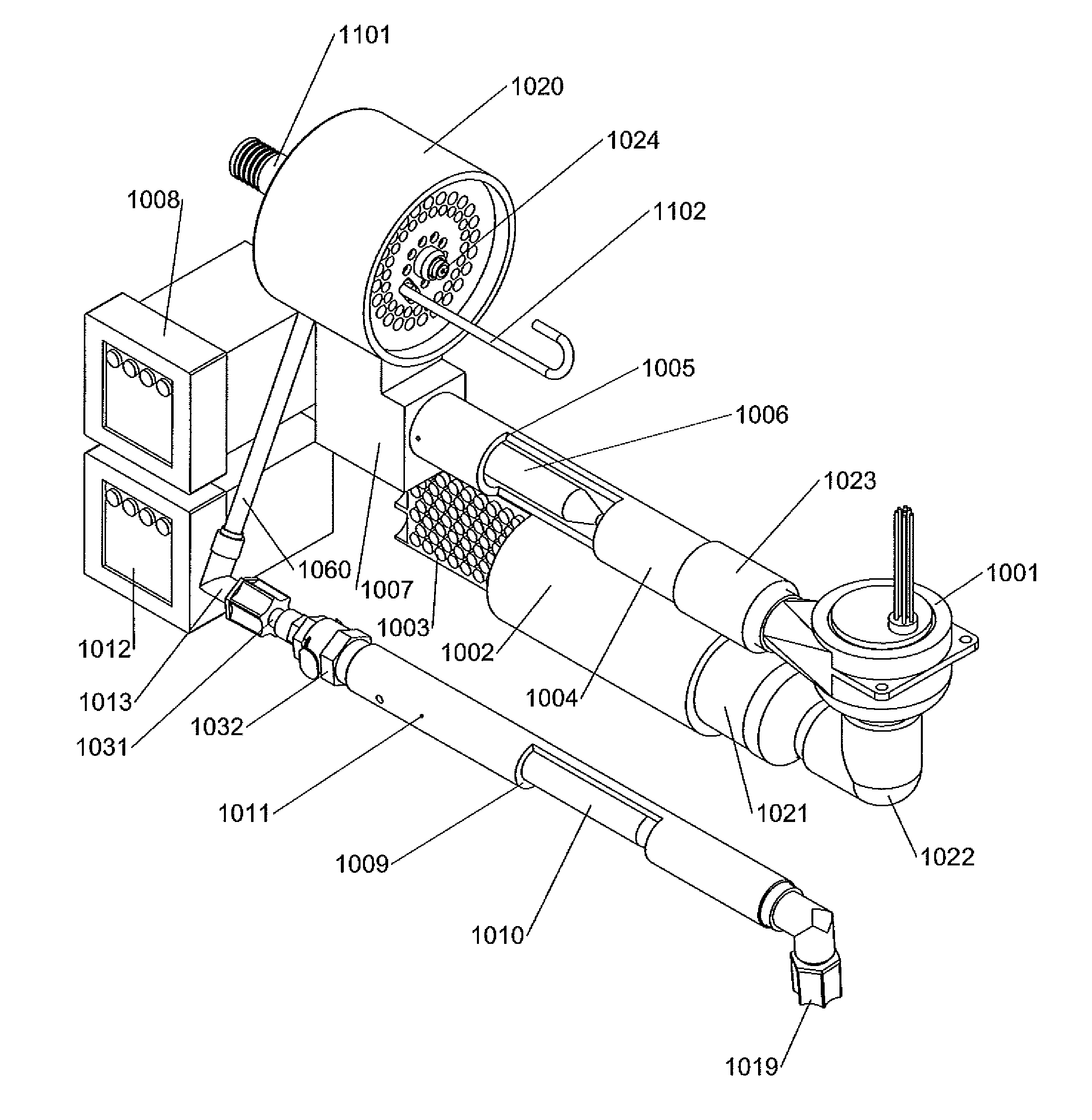 Method of operating a compact, low flow resistance aerosol generator