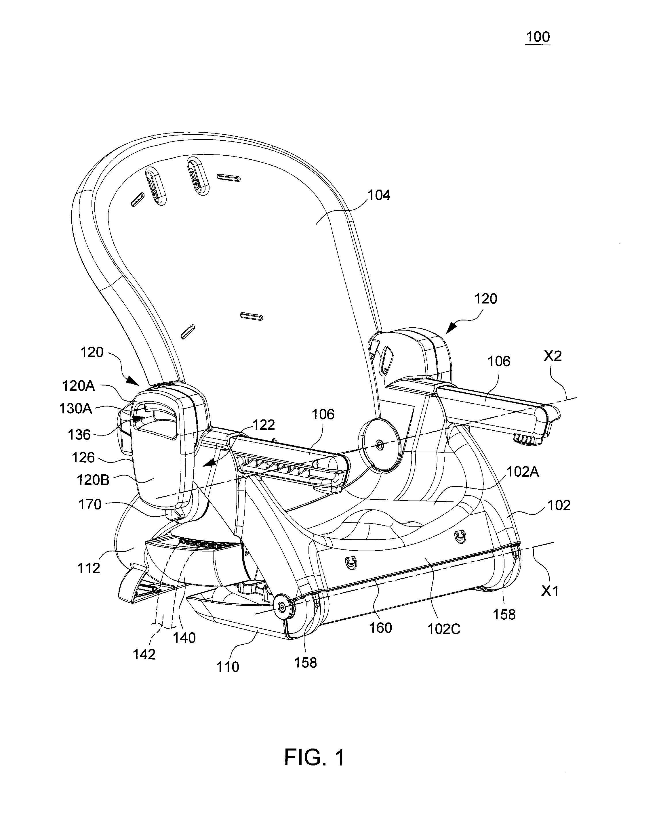 Child Seat Convertible to Multiple Configurations of Use