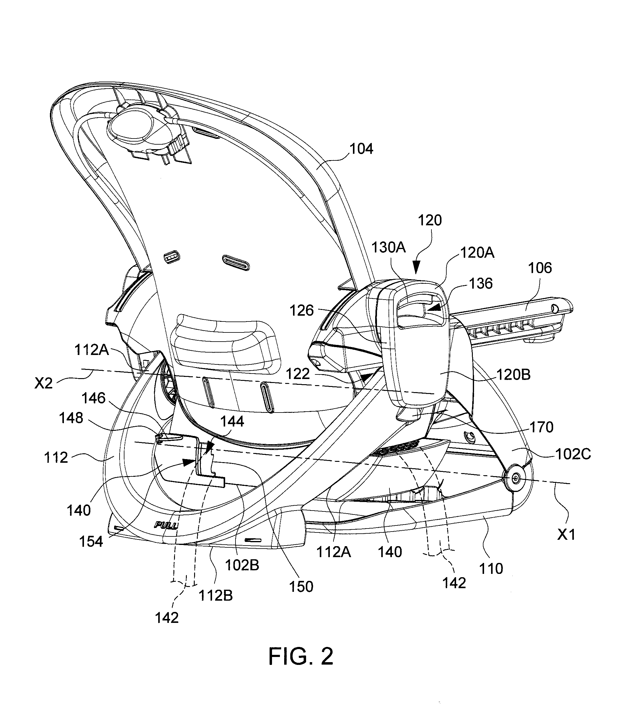 Child Seat Convertible to Multiple Configurations of Use