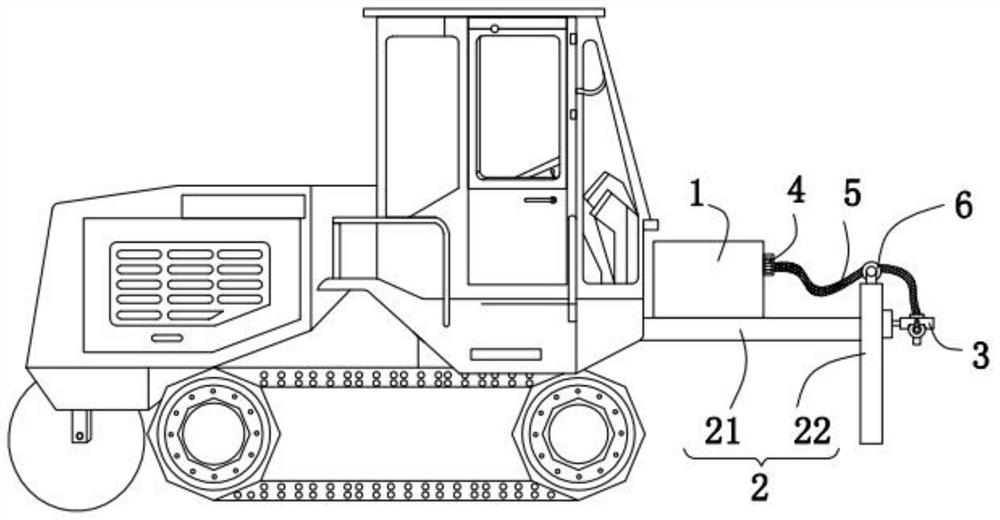 A fertilizer spreading device