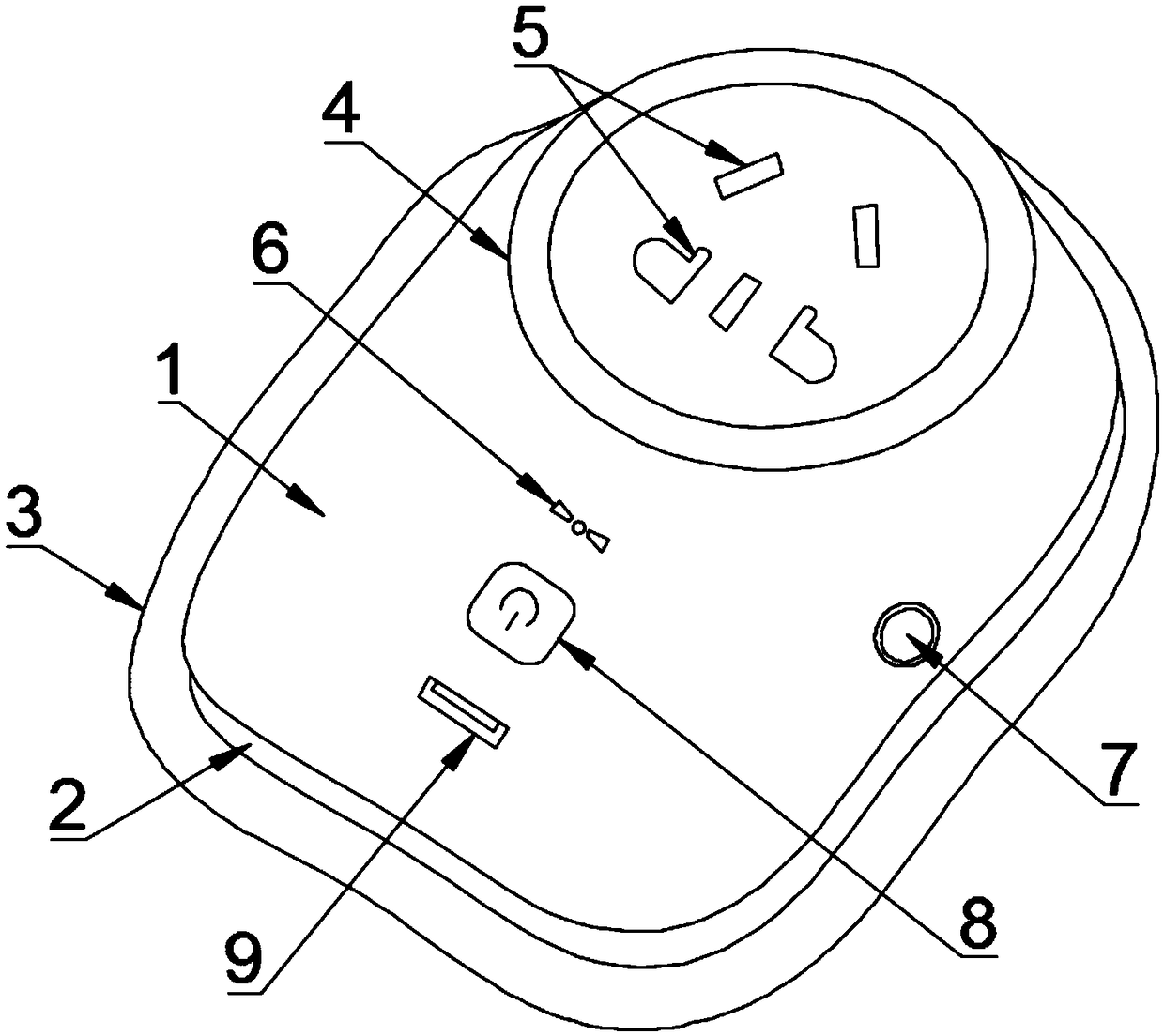 Self-generating and heating solar socket without power supply