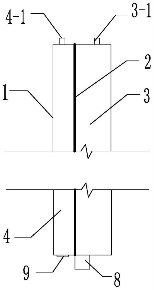 A construction method of a large-diameter rock-socketed anti-floating bolt and a drilling tool used in the method