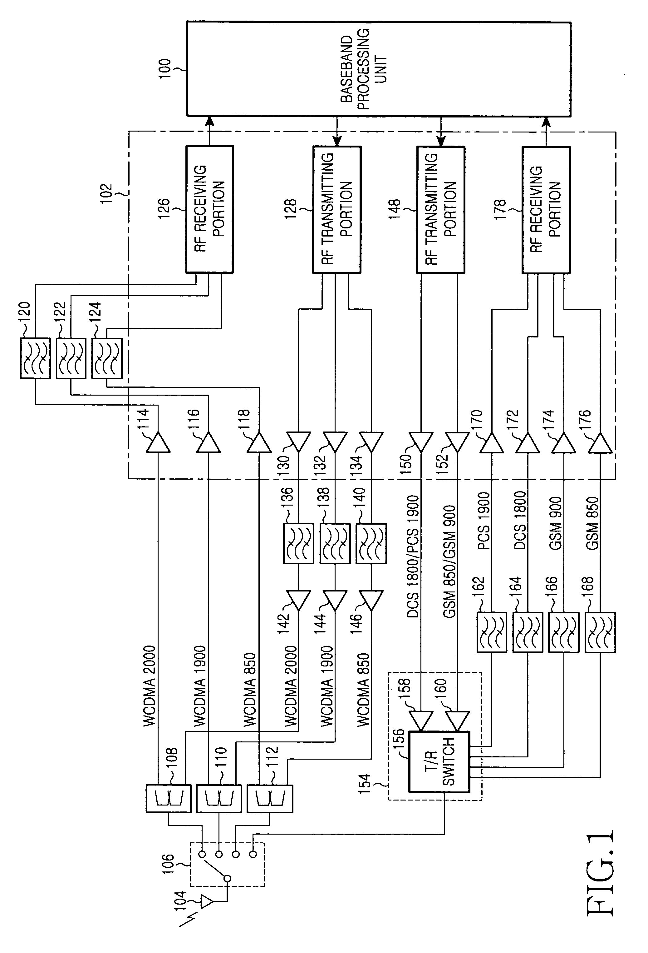 Multi-mode-multi-band wireless transceiver