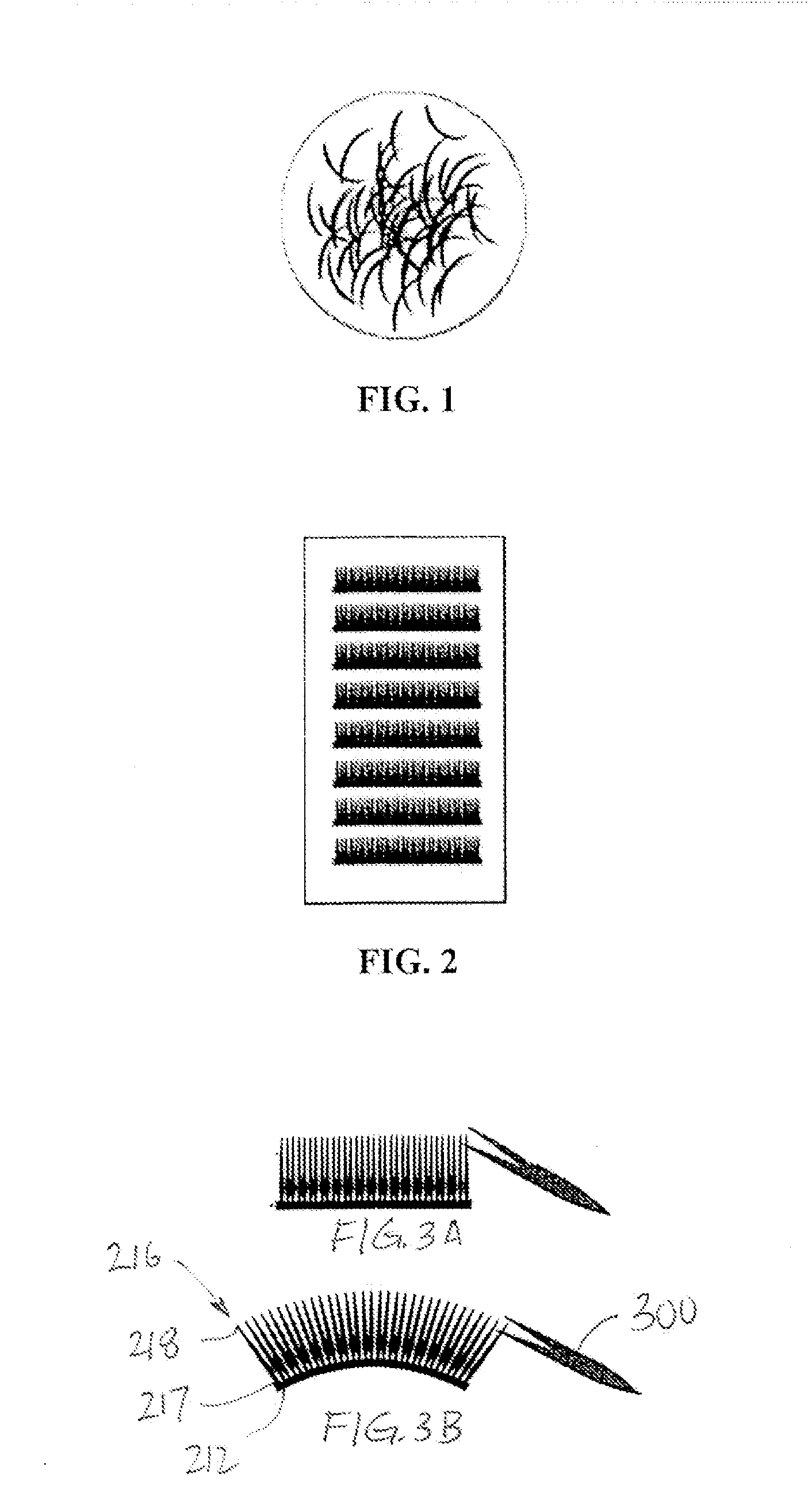 Tray for holding eyelash extensions and processes for applying eyelash extensions