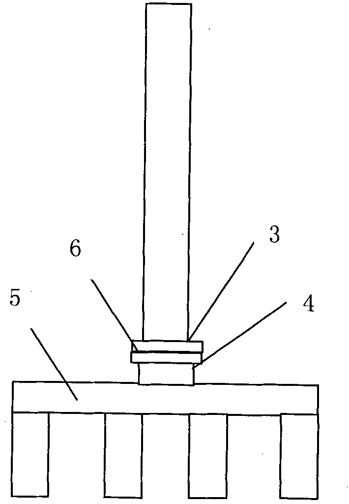 Connecting structure of aluminum electrolytic prebaked anode guide bar and steel jaw and preparation method thereof