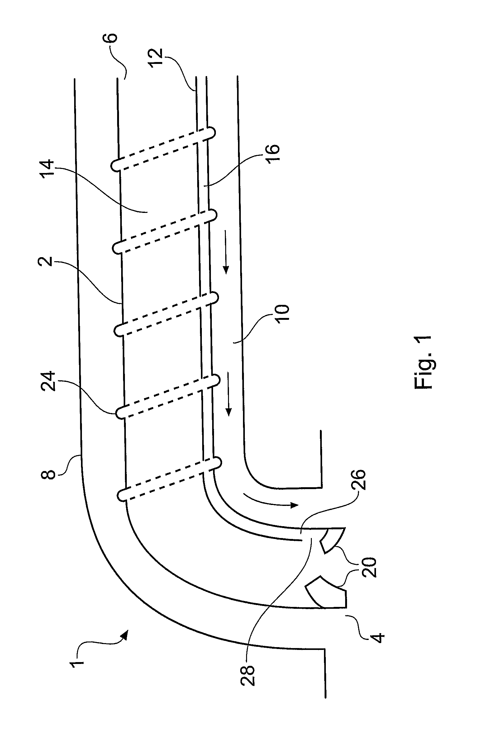 Flue, and a boiler including such a flue