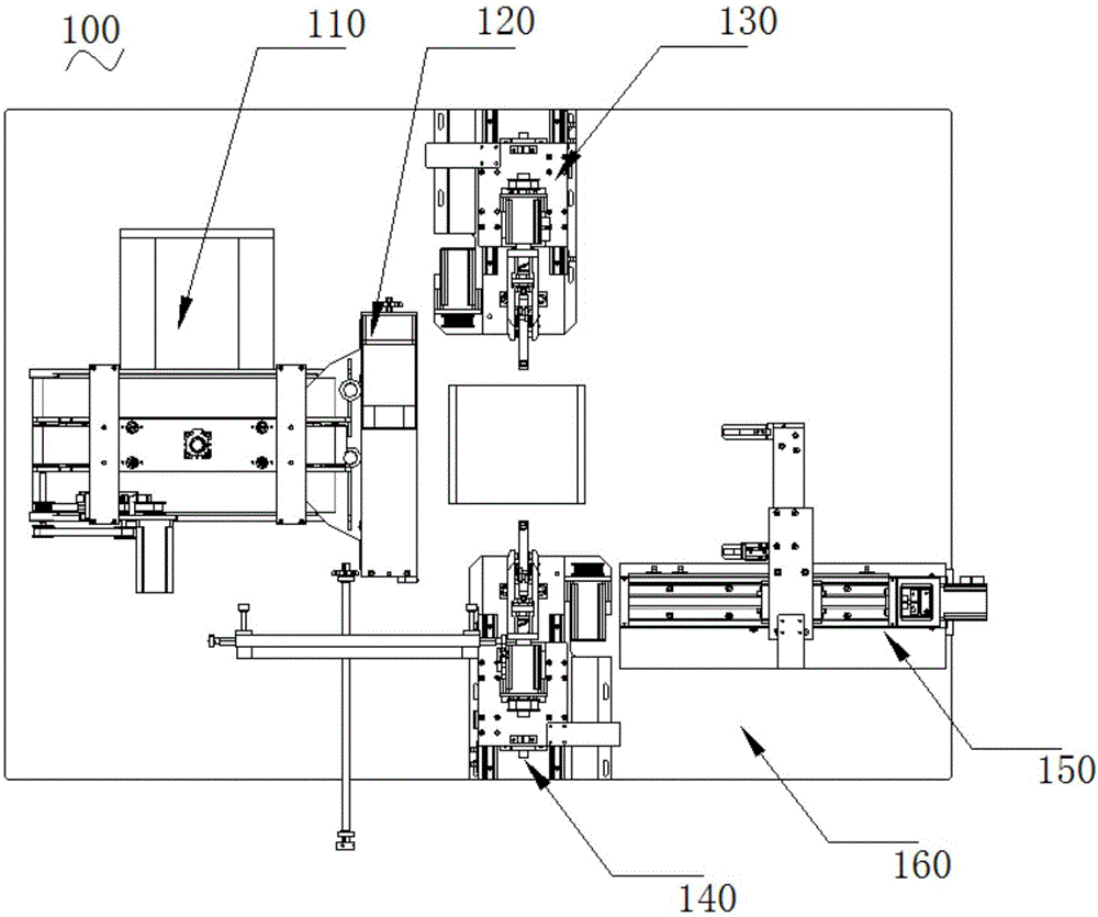 Winding device for battery cell winding lamination machine