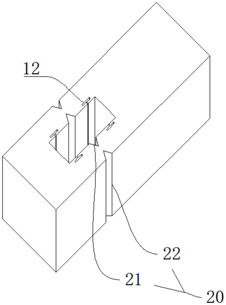 Building block for building pipeline pre-embedding, wall body and construction method