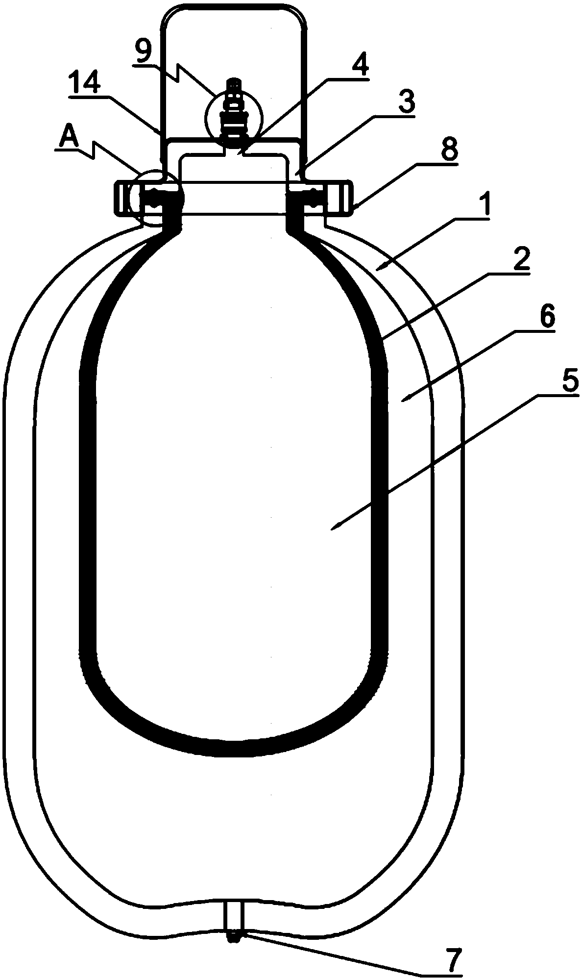 Hydrogen water preparation device and method