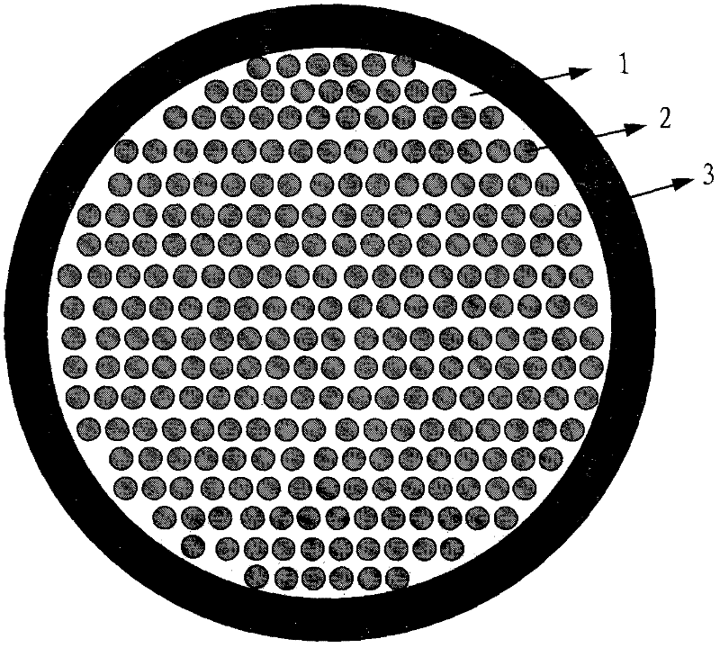 High-acid-dissolution-rate core material glass component for microchannel plate