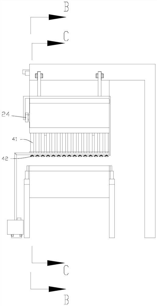 A processing equipment for the production of FRP wall panels