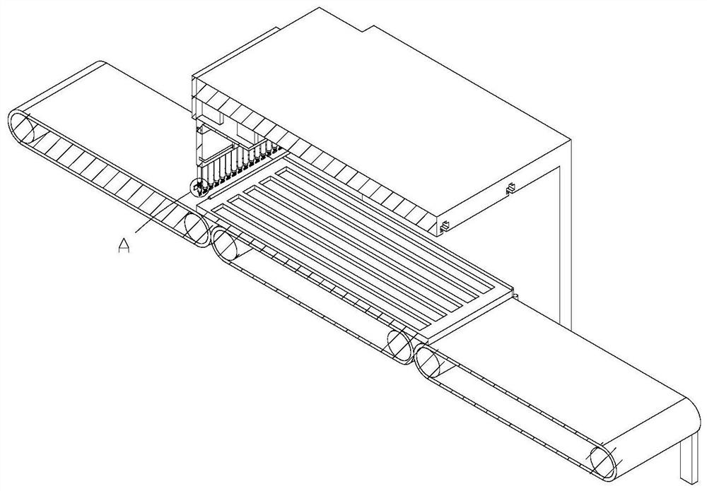 A processing equipment for the production of FRP wall panels