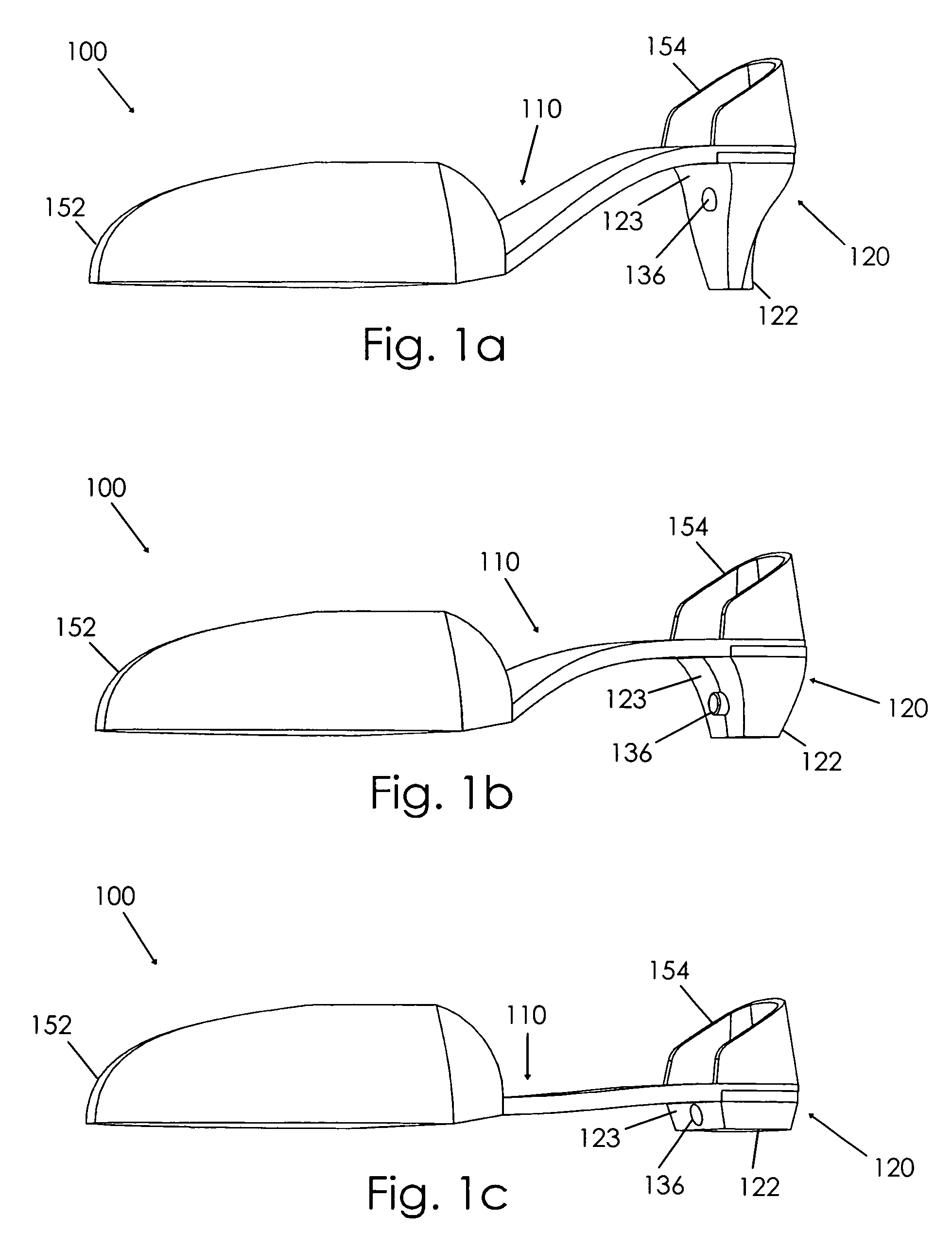 Shoe with Interchangeable heel members