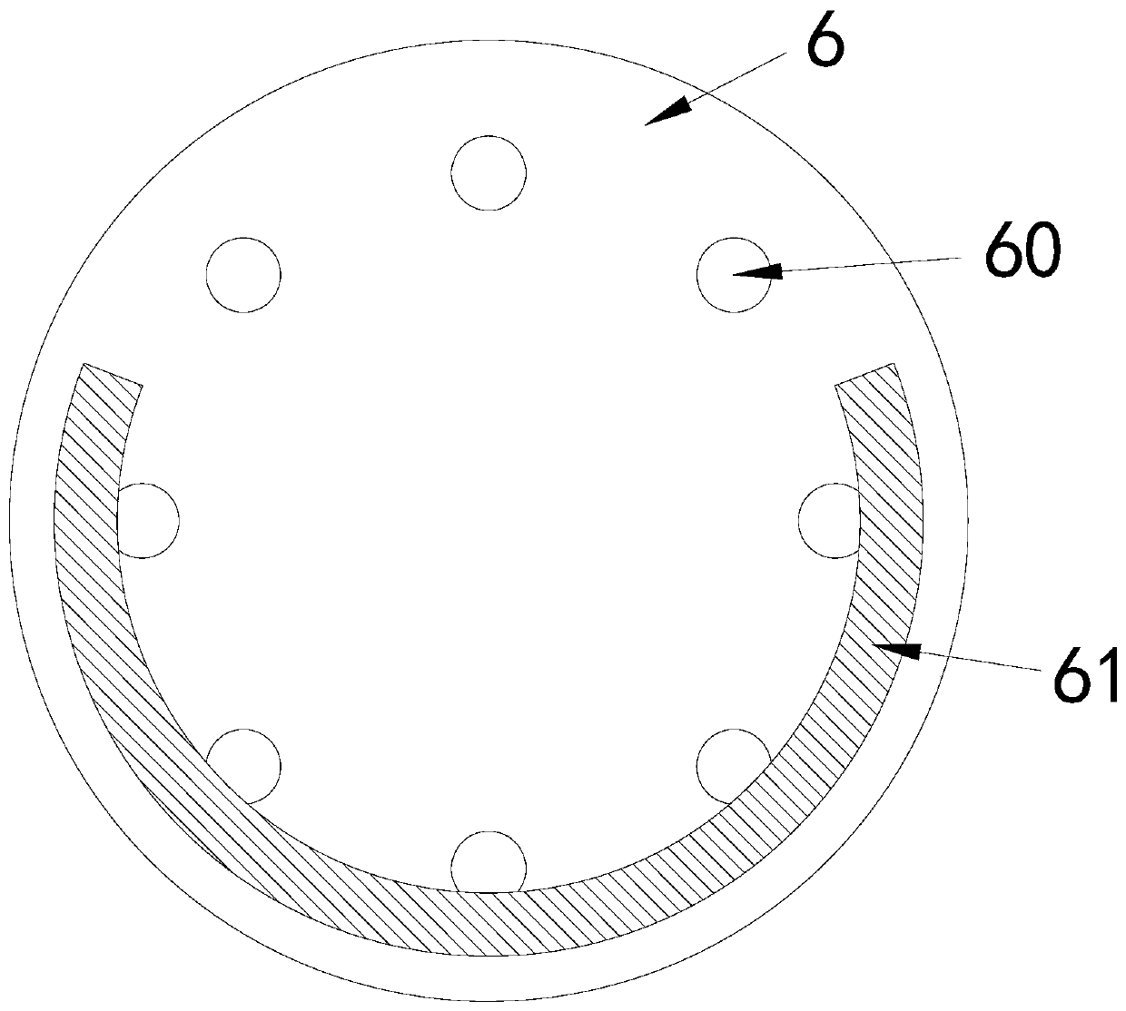 Rotating disc type grinding machine