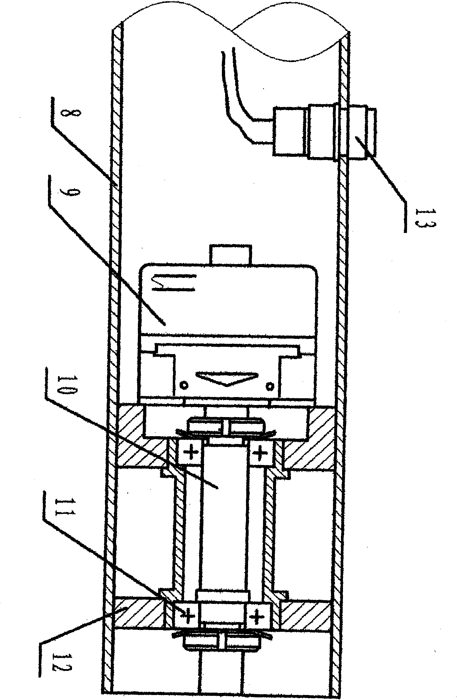 Rotating telescopic vehicle measuring apparatus