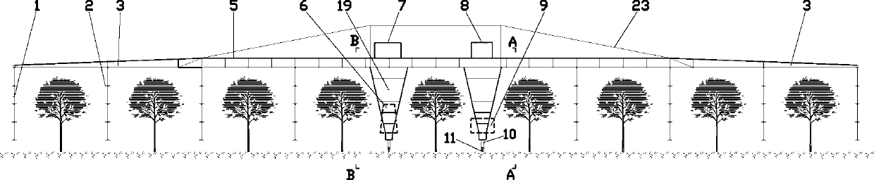 Automatic pesticide spraying system