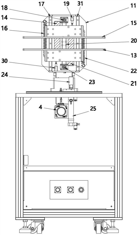 FPC board turnover device and board turnover method