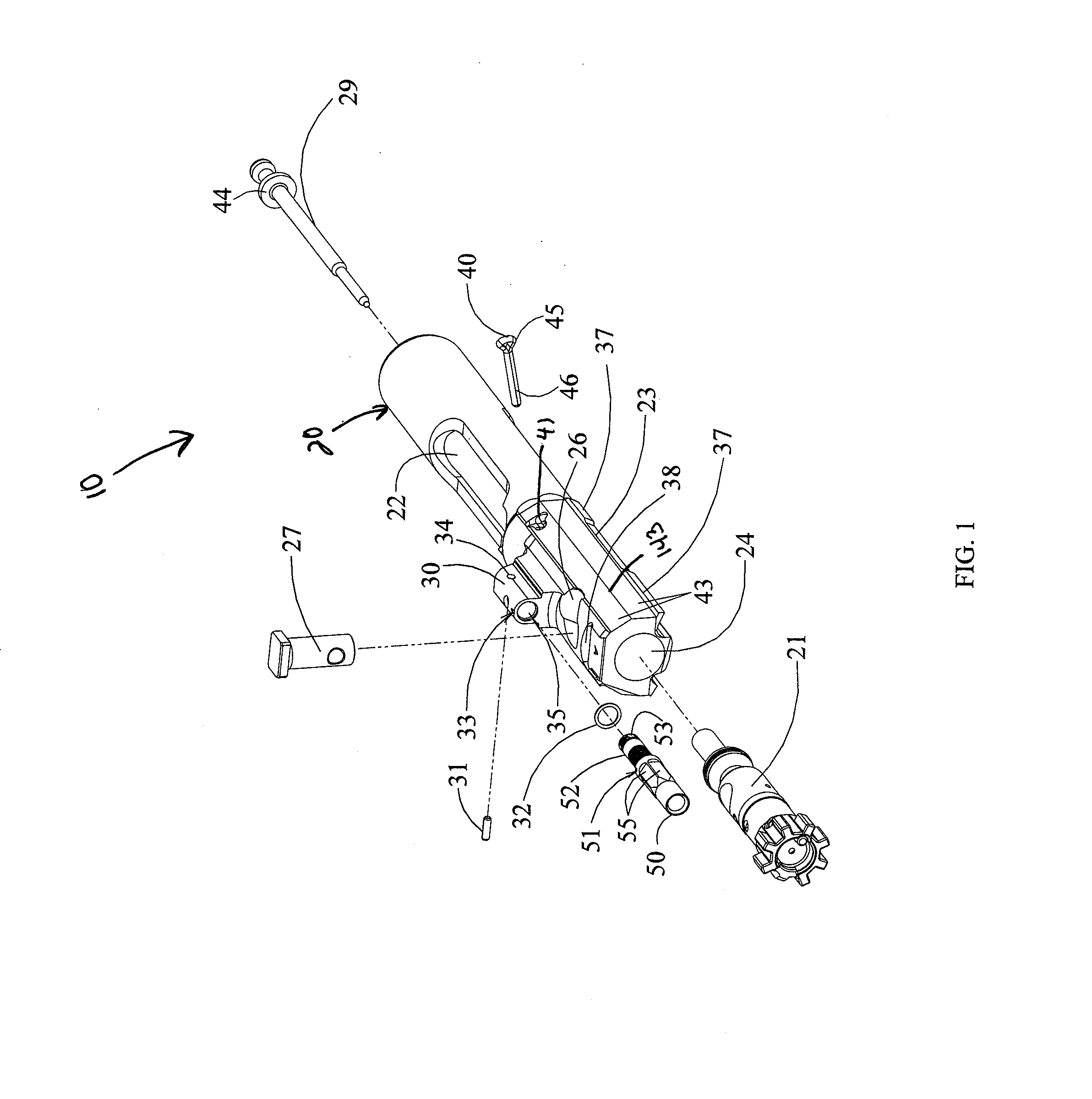 Bolt carrier and bolt for gas operated firearms